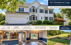 823 WOODCREST Loop, CULPEPER, VA 22701
