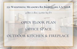 231 Whispering Meadows Road, Broussard, LA 70518