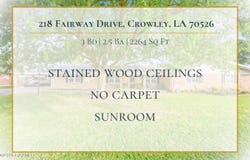 218 Fairway Drive, Crowley, LA 70526