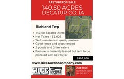140.50 Acres - Decatur County, Grand River, IA 50108