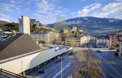 Sion, Valais 1950