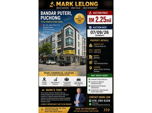 Puchong, Selangor 47100