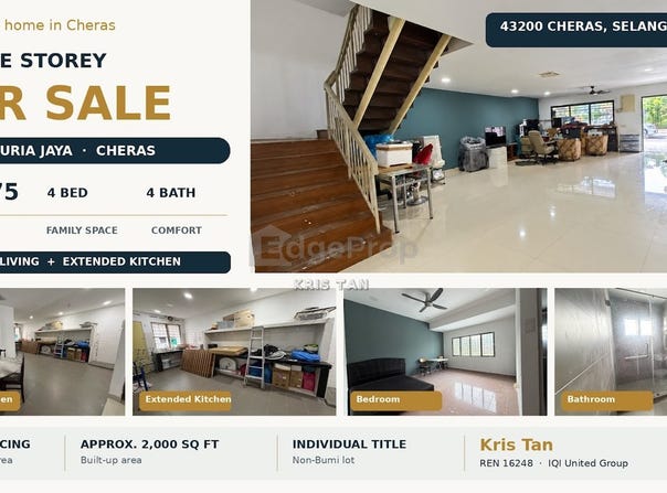 Jalan Bunga Mawar 6, Batu 9th Cheras, Selangor 43200