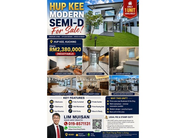 Jalan Hup Kee, Kuching, Sarawak 93250