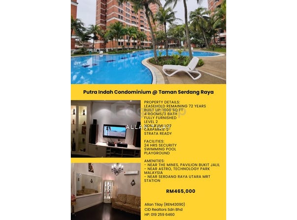 Jalan Serdang Raya 8/15, Taman Serdang Raya, Seri Kembangan, Selangor 43300
