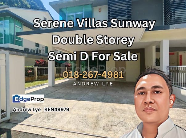 11 (TYPE SL1), JALAN SCI 7/8, TAMAN FLORA, BANDAR SUNWAY (SERENE VILLAS), Kinta, Perak