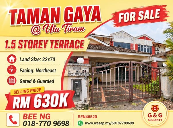 Jalan Gaya, Jalan Sasa, Ulu Tiram, Johor 81800
