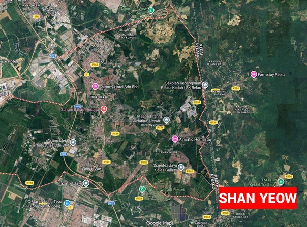 Jalan Lima Kongsi, Jalan Sungai Bakap, Jalan Sungai Baong, Sungai Bakap, Penang 14200