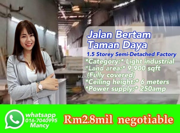 Jalan Bertam, Johor Bahru, Johor 81100