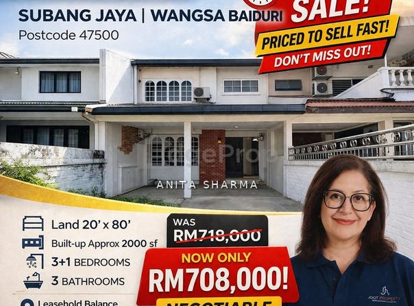 Persiaran Wangsa Baiduri, Subang Jaya, Selangor 47500