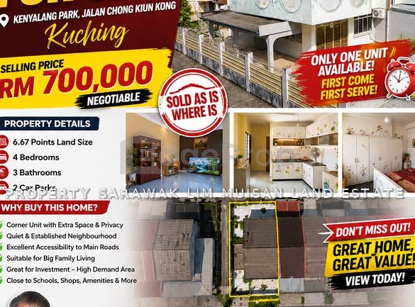 Jalan Chawan, Jalan Dato Bandar, Jalan Sim Kheng Hong, Kuching, Sarawak