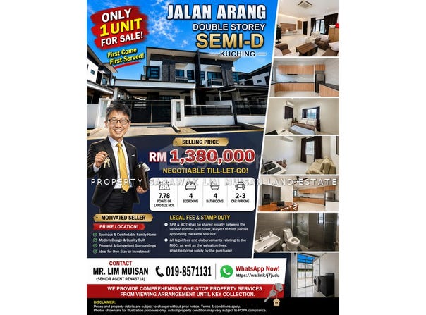 Jalan Arang, Kuching, Sarawak 93250