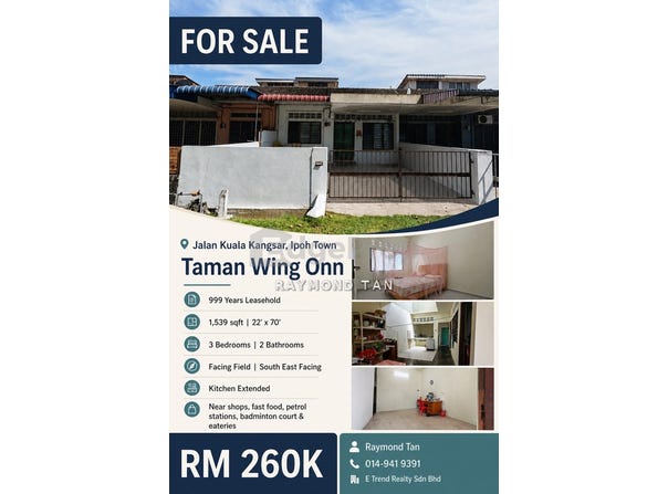 JALAN KUALA KANGSAR, 30100, Kinta, Perak 30100