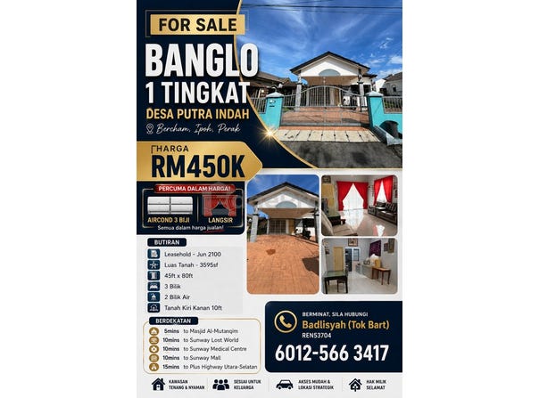 Bercham, Perak 31400