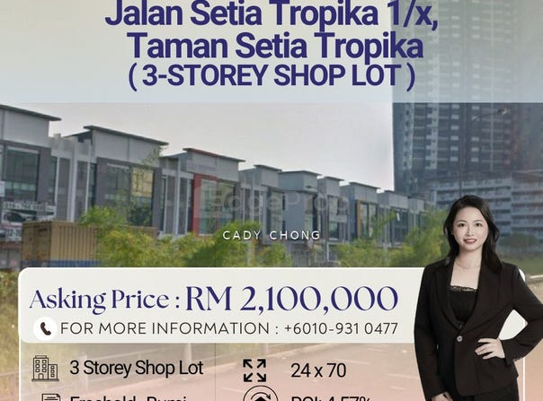 Jalan Setia Tropika 1/x, Johor Bahru, Johor 81200