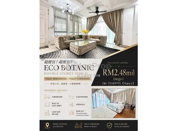 Jalan Eco Botanik off Jlan Kampung Lalang, Iskandar Puteri (Nusajaya), Johor 79100