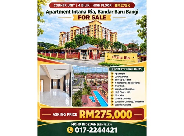 Off Jalan 7/1, Seksyen 7, Bangi, Selangor 43650