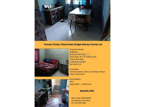 368, JALAN WAH KENG JOOI, BANDAR TELUK INTAN, Hilir Perak, Perak
