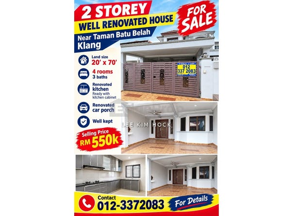 Lorong Sentosa , Klang, Selangor 41400
