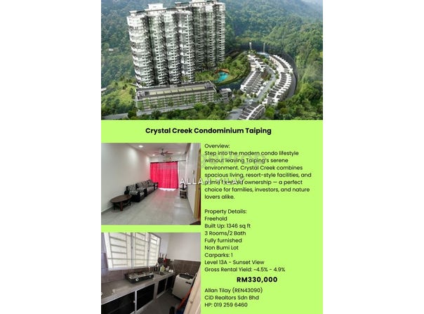 , Jalan Lembah Tupai 5, 34000, Perak, Taiping, Perak 34000