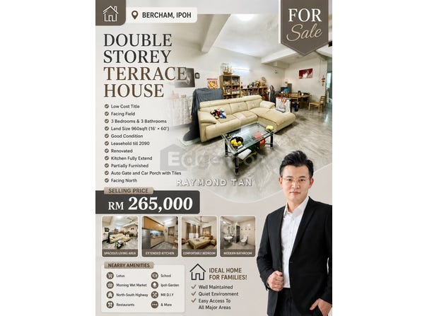 Bercham, Ipoh, Perak 31400