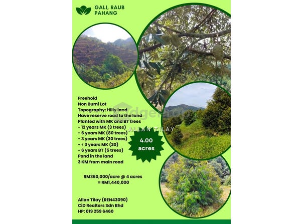 Raub, Pahang 26700