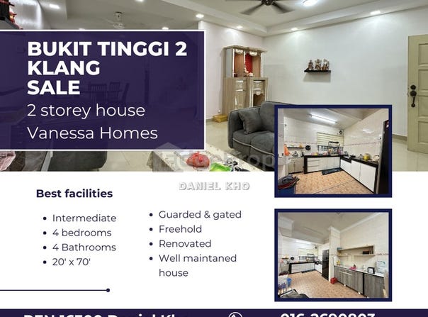 Vanessa Homes Bukit Tinggi 2 Klang , Klang, Selangor 41200
