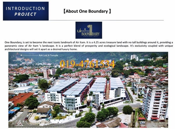 Jalan Boundary, Ayer Itam, Penang 11400