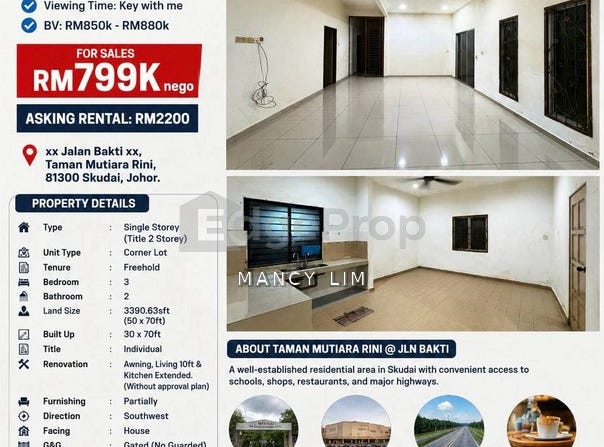 Jalan Bakti, Skudai, Johor 81300