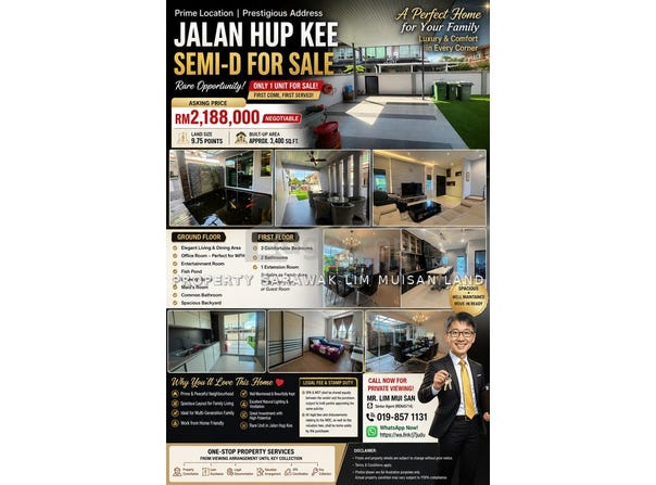Jalan Hup Kee, Kuching, Sarawak 93250