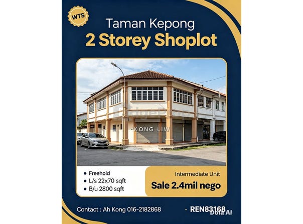 Kepong, 52100, Kuala Lumpur, Kepong, Kuala Lumpur 52100