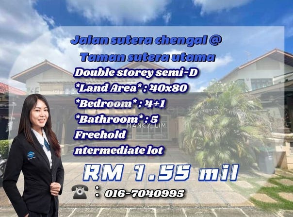 Jalan Sutera Chengal 6/4, Skudai, Johor 81300