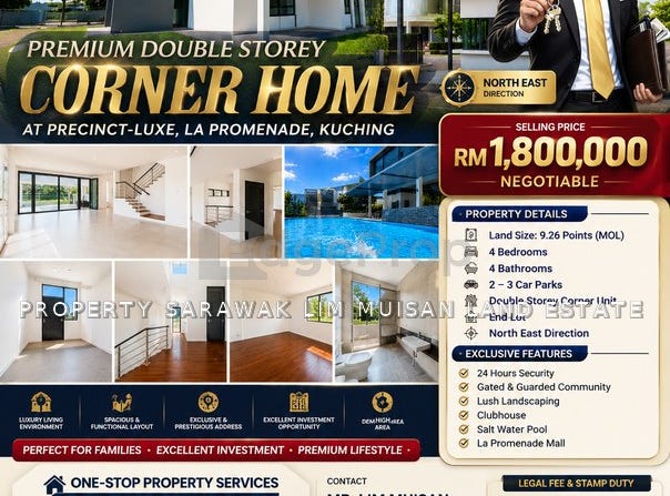 1950, OFF JALAN DATUK MOHD MUSA, LA PROMENADE, Kota Samarahan, Sarawak 94300