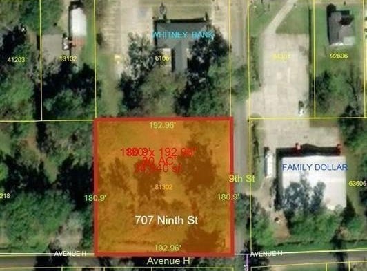707 NINTH Street lot: 7, 9, Kentwood, LA 70444
