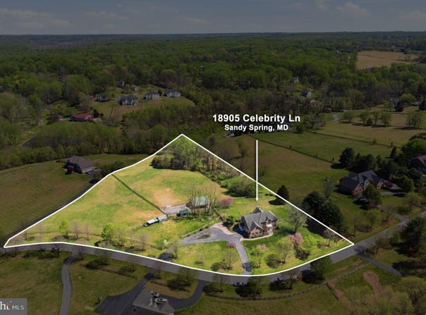 18905 CELEBRITY Lane, SANDY SPRING, MD 20860