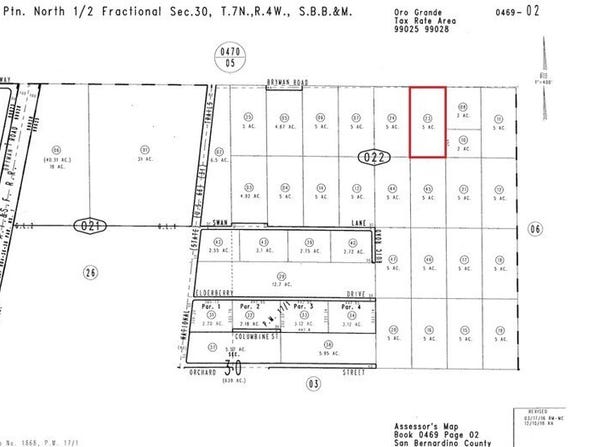 Bryman Road, Outside Area (Inside Ca), CA 92368