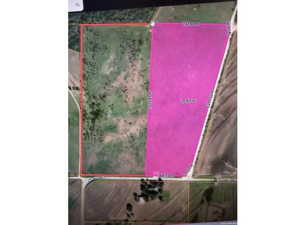 20.43 AC +/- Martinez Rd, Yoakum, TX 77995