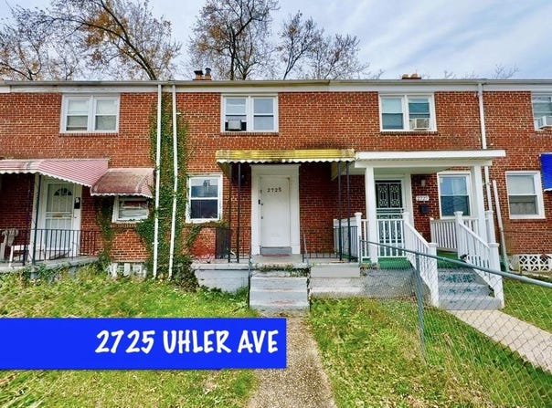 2725 UHLER Avenue, BALTIMORE, MD 21215