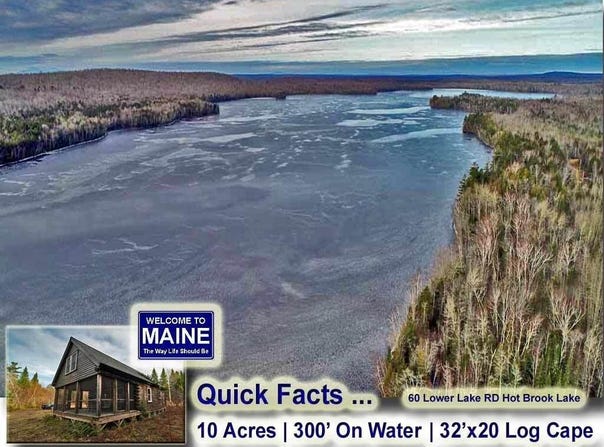 60 Lower Lake Road, Danforth, ME 04424