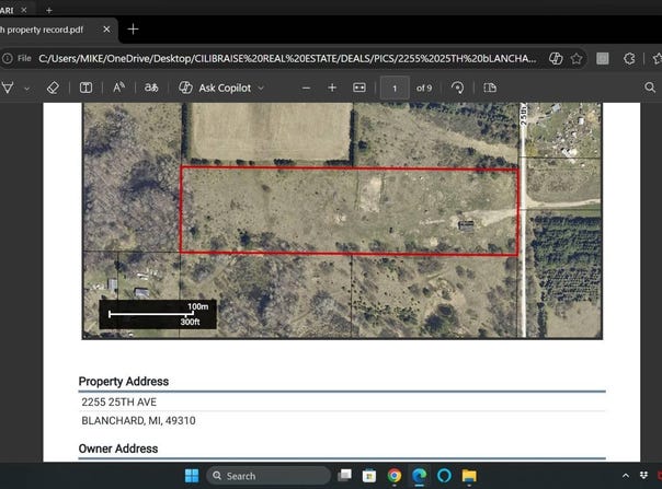 2255 25th, Blanchard, MI 49310