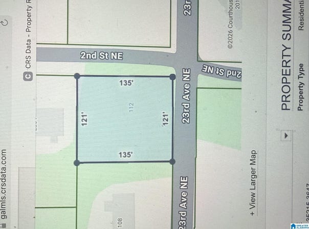 112 23RD AVENUE lot: 0, CENTER POINT, AL 35215