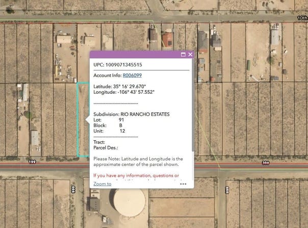 E RR ESTATES Unt12, Blk B, Lot91, Rio Rancho, NM 87124