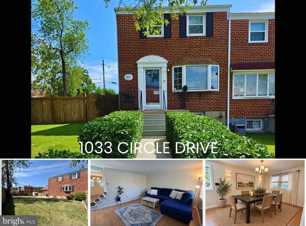 1033 CIRCLE Drive, HALETHORPE, MD 21227