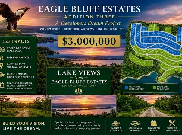 Eagle Bluff Estates, Eufaula, OK 74432