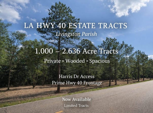 Tbd La Hwy 40 lot: A, Albany, LA 70443