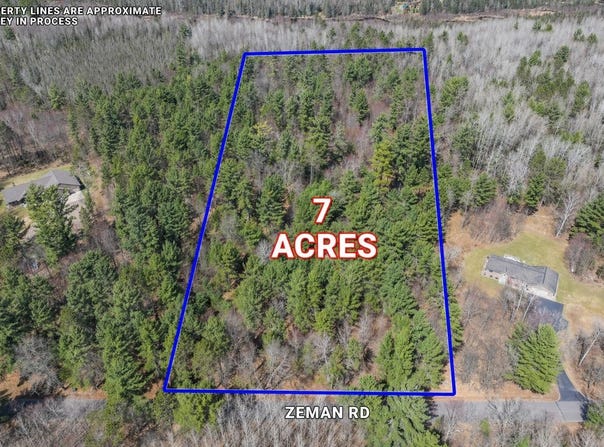 Off ZEMAN RD lot: 2, Eagle River, WI 54521