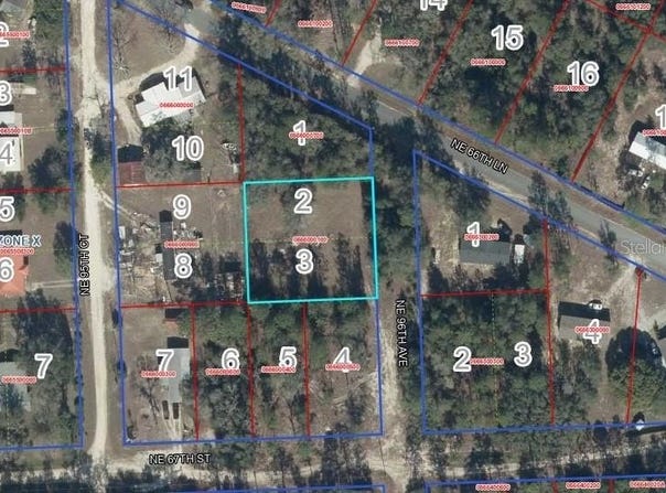 NE 95TH AVE lot: 2&3, BRONSON, FL 32621