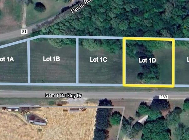 Lot 1D Sam T Barkley Road, New Albany, MS 38652