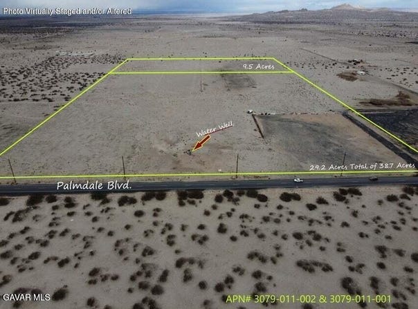 E Palmdale Boulevard, Littlerock, CA 93543