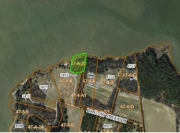 BARLOW CREEK LN. lot: Nr, EASTVILLE, VA 23347